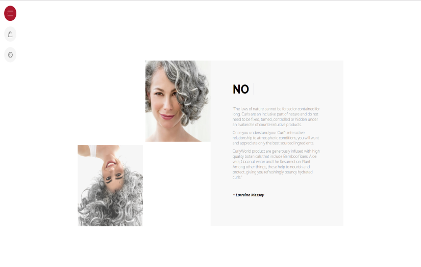 CurlyWorld.com screenshot 2